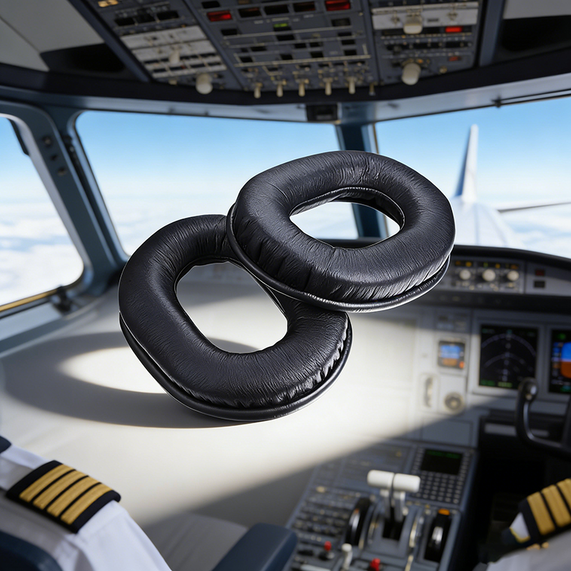 Almofadas de Gel e Espuma para Fone de Ouvido de Aviação PN 15454-G Selo Acústico de Substituição Premium