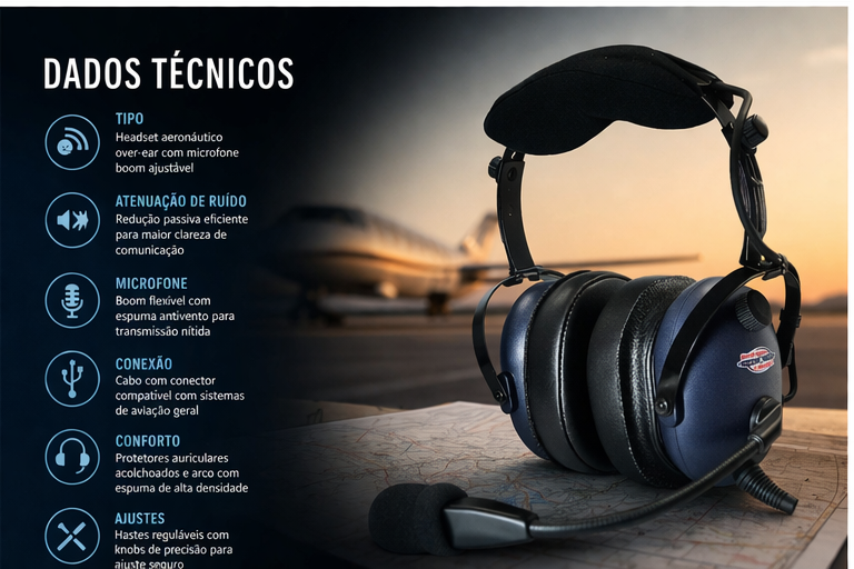 Skycom ANR Headset - Dual GA Plugs