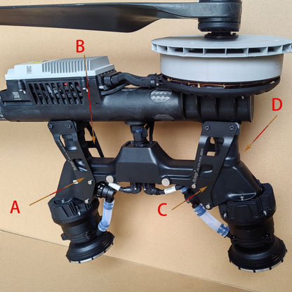 Armadura de Proteção para Bicos de Pulverização Agras T50 T40 PN 001928 Blindagem de Fuselagem Inferior